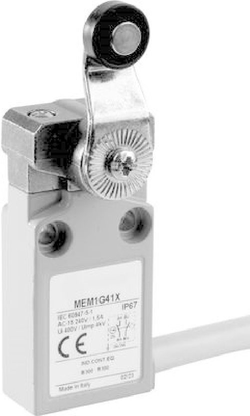 Panasonic finecorsa 24 V 5 A leva a rotella MEM1G41ZD IP67 1 pezzo (MEM1G41ZD)
