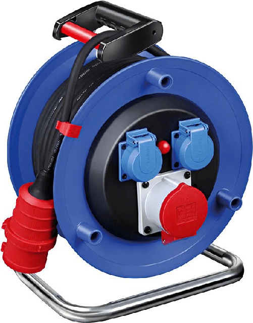 Brennenstuhl-Garant-CEE-1-IP44-tamburo-per-cavi-industriali-cantieri-30m