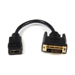 StarTech.com Adattatore cavo video HDMI a DVI-D da 20 cm - HDMI femmina a DVI maschio