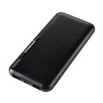 Intenso Intego P10000 - Powerbank in nero (10000 mAh - batteria al polimero di litio ricaricabile)