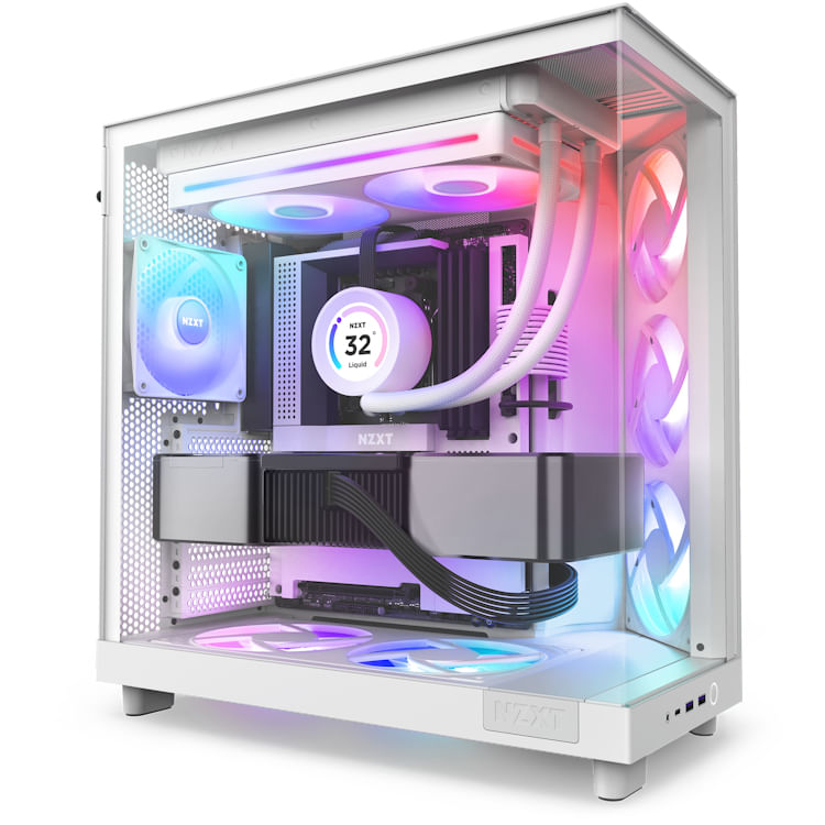 NZXT-RF-U28HF-W1-sistema-di-raffreddamento-per-computer-Case-per-computer-Ventilatore-Bianco-1-pz--NZXT-F280-RGB-Core280