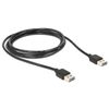 Delock-Cavo-EASY-USB-2.0-Tipo-A-maschio->-EASY-USB-2.0-Tipo-A-maschio-3-m-nero
