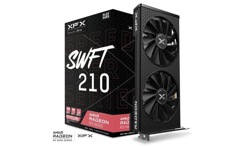 XFX-RX-66XL8LFDQ-scheda-video-AMD-Radeon-RX-6600-8-GB-GDDR6--XFX-RX6600-Speedster-SWFT210-Core-8GB-DDR6-HDMI-3-DP-24