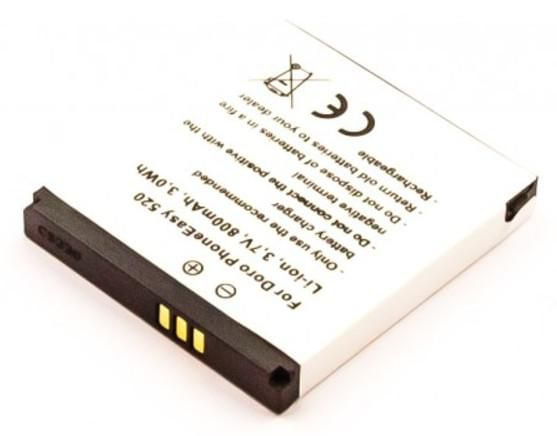 CoreParts MBXMISC0055 ricambio per cellulare Batteria Nero (Battery for Mobile 3.0Wh - Li-ion 3.7V 800mAh 3.0Wh - Li-ion