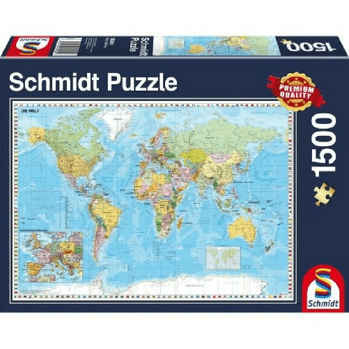 Schmidt Spiele Puzzle Schmidt Spiele Iceland: Kirkjuffellsfoss  1500 Pezzi