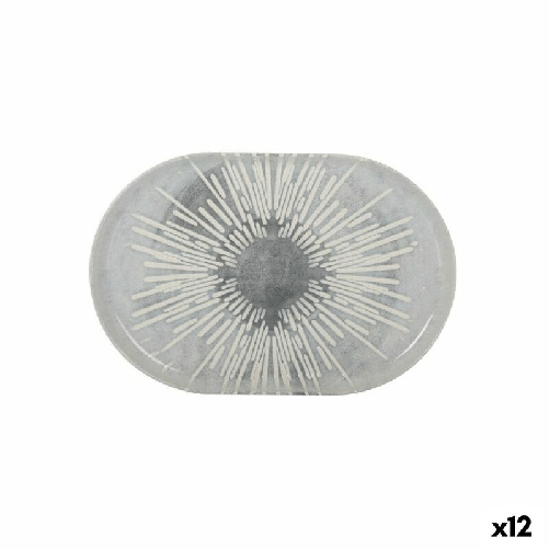 La Mediterránea Vassoio per aperitivi La Mediterránea Ivar Ovale 30 x 20 x 2,5 cm (12 Unità)