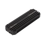 SilverStone MS12 - SpeichergehÃ¤use - M.2 - M.2 NVMe Card - USB 3.2 (Gen 2x2) - Schwarz