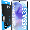 Pellicola-salvaschermo-2x3D-progettata-in-modo-intelligente-per-Samsung-Galaxy-A55-A35-trasparente