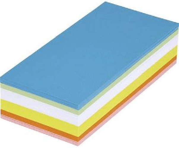 MAUL Cartoline moderazione MAUL 20,5 x 9,5 cm blu, verde, rosso, arancione, giallo, bianco