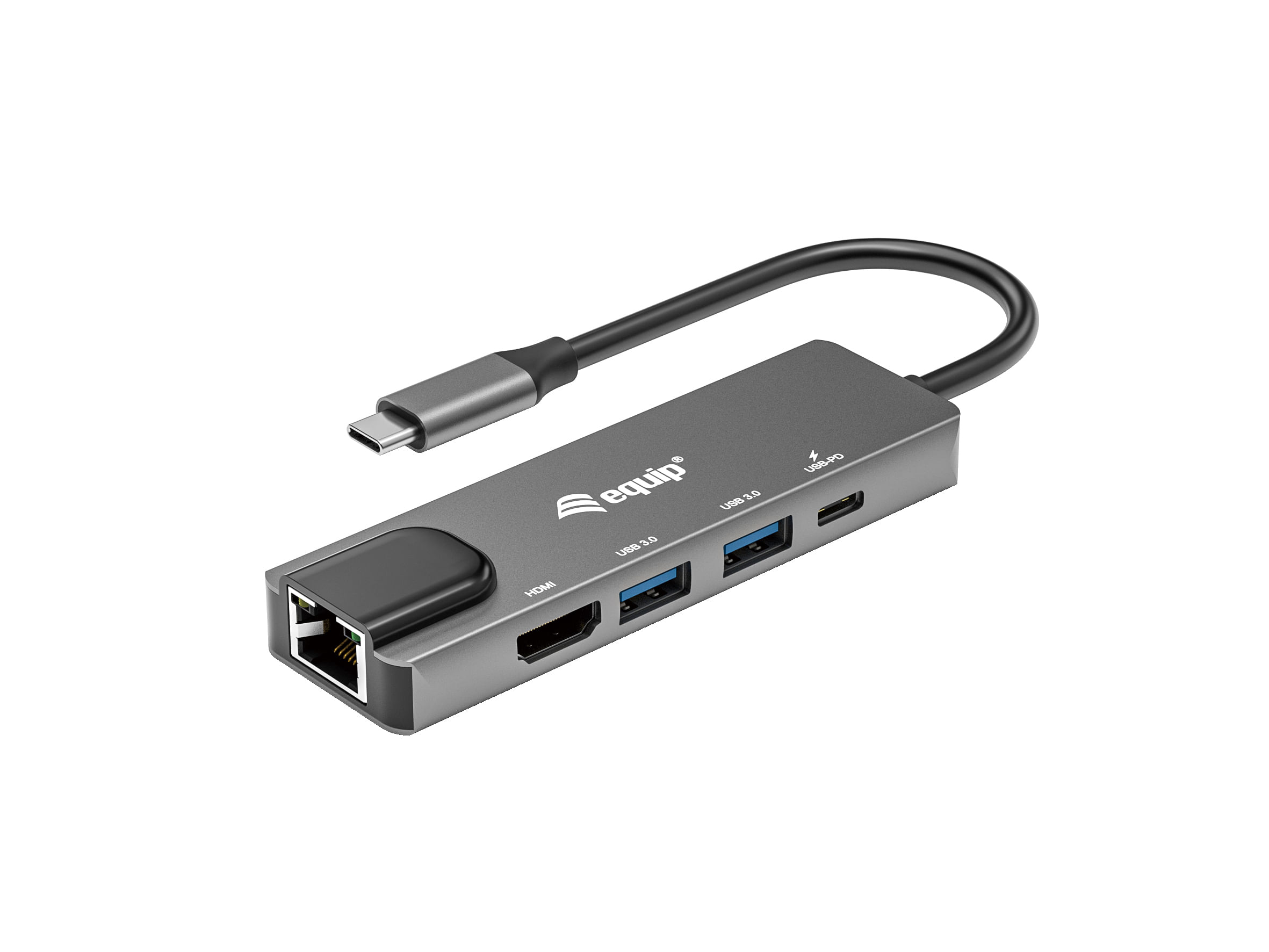 Conceptronic Equip 133489 replicatore di porte e docking station per laptop Cablato USB 3.2 Gen 1 [3.1 Gen 1] Type