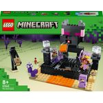 LEGO 21242 Minecraft The End Arena, Set Battaglia Giocatore Contro Giocatore con Lava