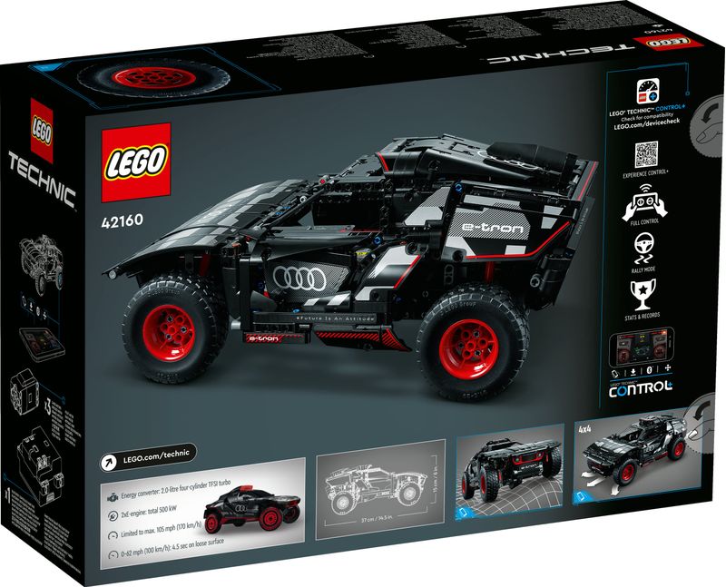 LEGO-Technic-42160-Audi-RS-Q-E-Tron-Macchina-Telecomandata-da-Rally-Modellino-Auto-con-App-CONTROL--Giocattoli-Ragazzi-10-