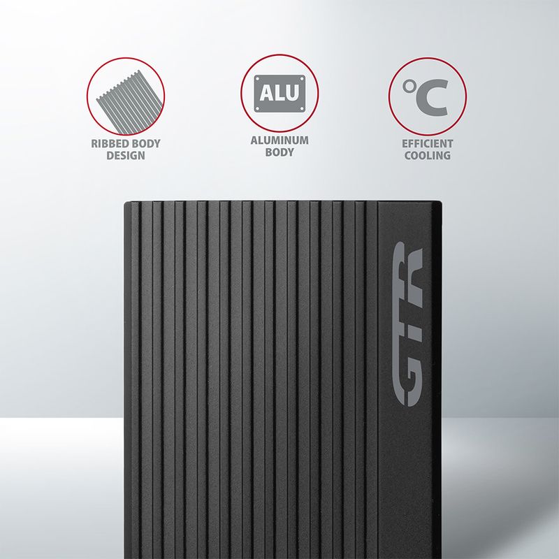Axagon-EM2-GTR-Box-esterno-SSD-Nero-M.2--AXAGON-EEM2-GTR-M.2-SSDs-USB-C-3.2-Gen-2-External-Enclosure---Black-