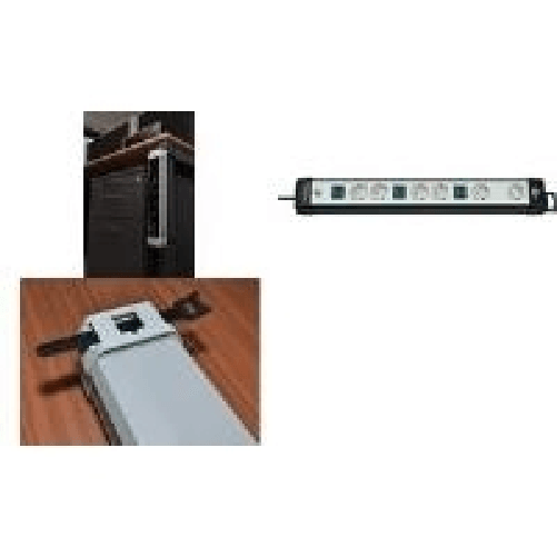 Brennenstuhl Ciabatta con tecnologia Brennenstuhl Premium-Line a 6 vie nero/grigio chiaro 3m