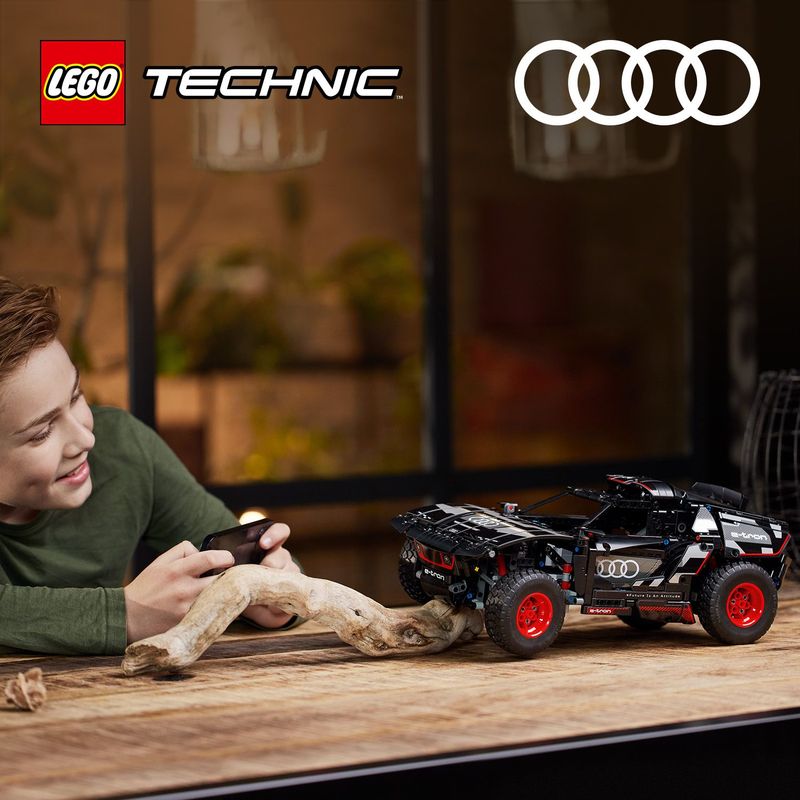 LEGO-Technic-42160-Audi-RS-Q-E-Tron-Macchina-Telecomandata-da-Rally-Modellino-Auto-con-App-CONTROL--Giocattoli-Ragazzi-10-