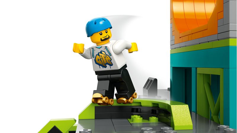 LEGO-City-60364-Skate-Park-Urbano-Gioco-per-Bambini-6--con-BMX-Skateboard-Monopattino-Rollerblade-e-4-Minifigure-Set-2023