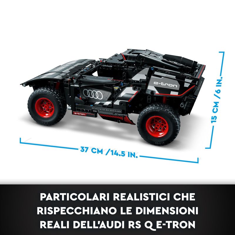 LEGO-Technic-42160-Audi-RS-Q-E-Tron-Macchina-Telecomandata-da-Rally-Modellino-Auto-con-App-CONTROL--Giocattoli-Ragazzi-10-