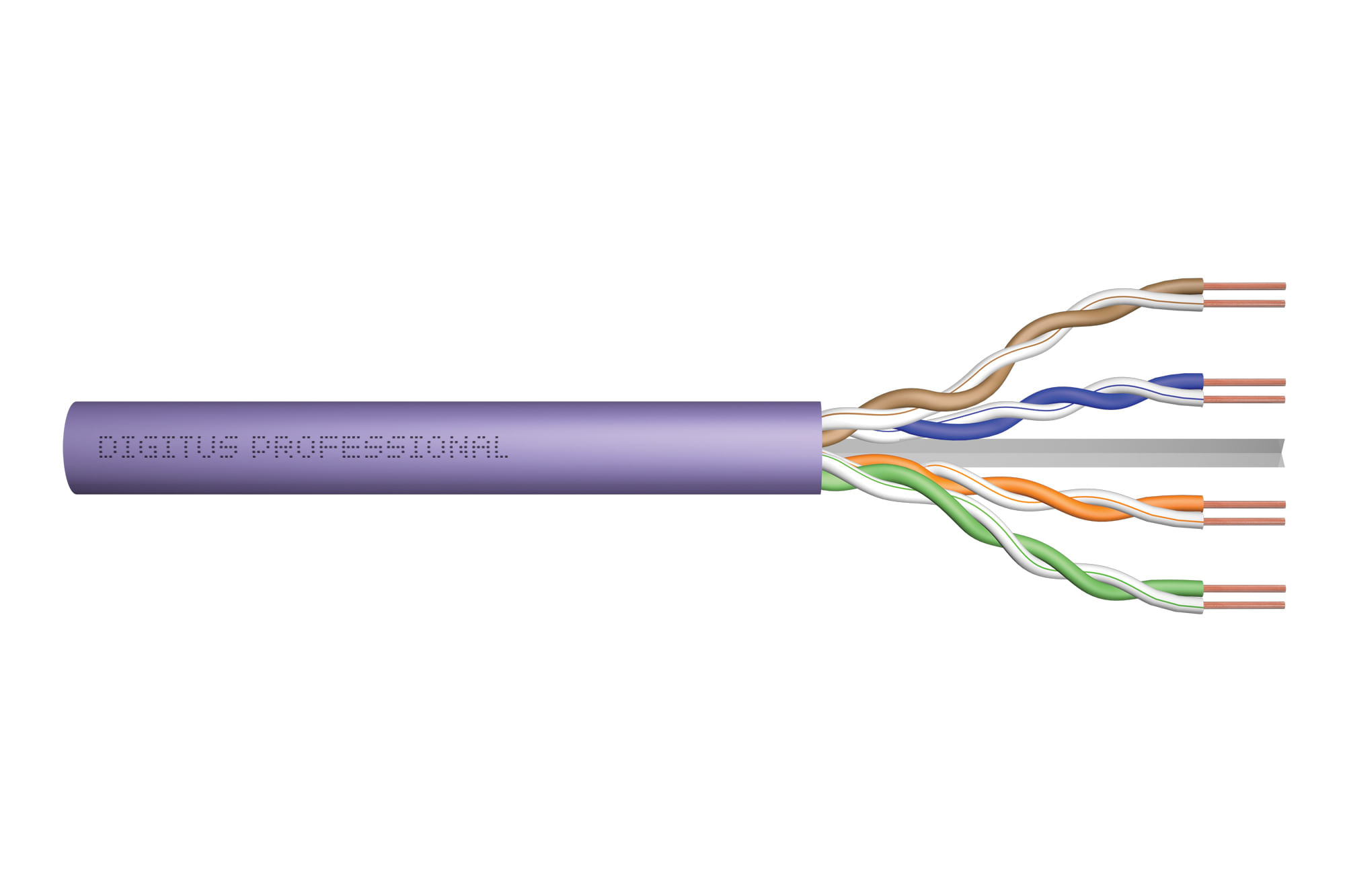 Digitus Cavo di installazione a doppino intrecciato U-UTP CAT 6