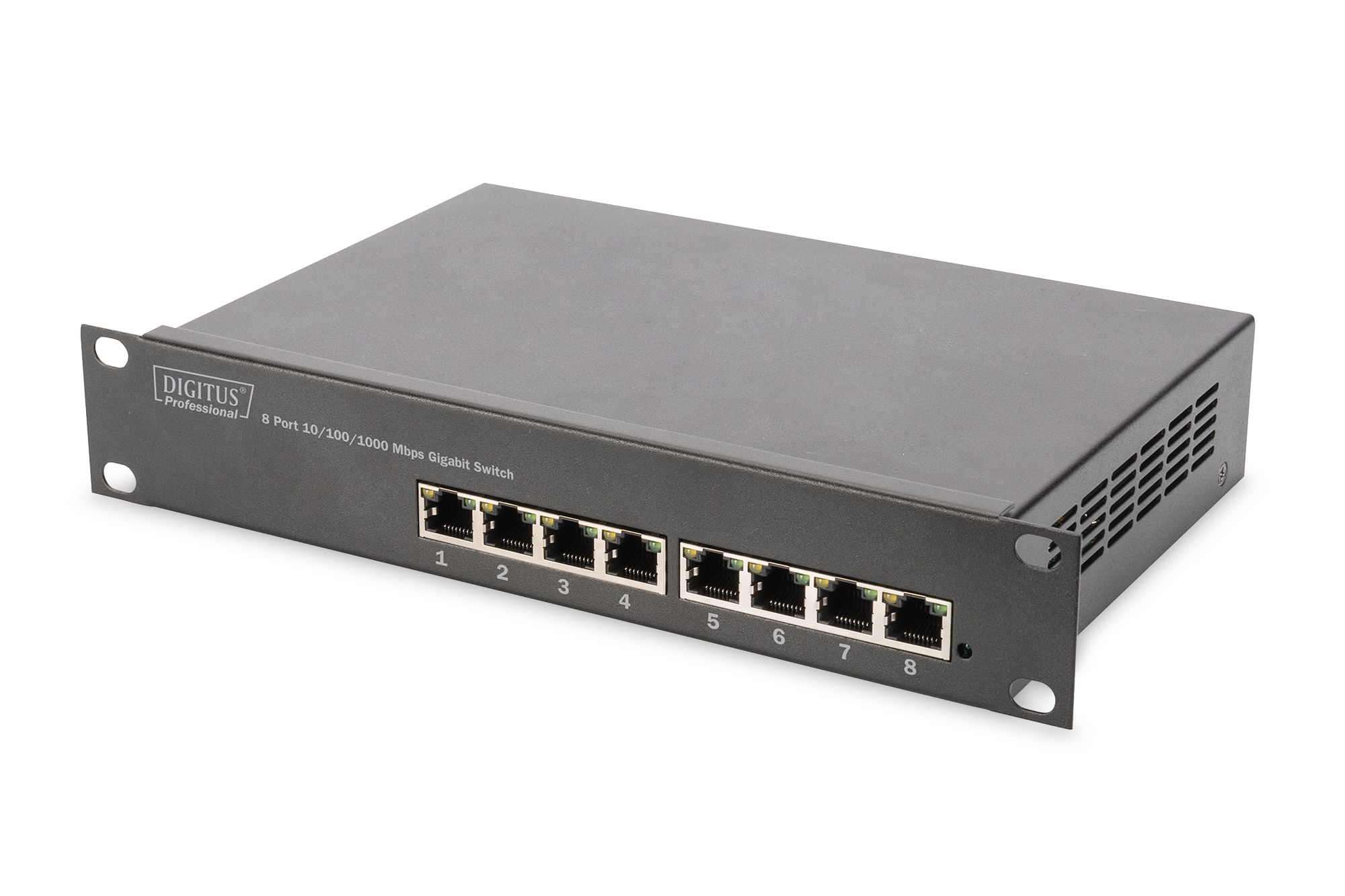 Digitus Switch Gigabit a 8 porte, 10 pollici, non gestito
