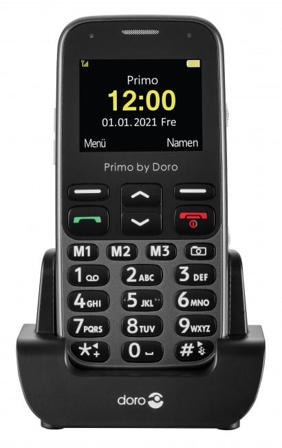 Doro Primo 218 5,08 cm (2") 89 g Nero, Grafite Telefono per anziani