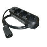 ONLINE USV-Systeme USV-Steckdosenleiste, 16 A prolunghe e multiple 1,8 m (SCHUKO-ADAPTER - 16A 3X)