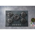 Hotpoint-HAGD-72S-MR-Specchio-Da-incasso-73-cm-Gas-5-Fornello-i-