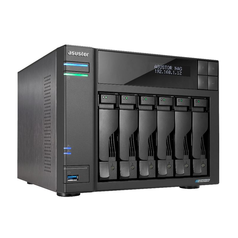 Asustor-AS6706T-Lockerstor-6-Gen2-6-Einfache-NAS-Server-vuoto