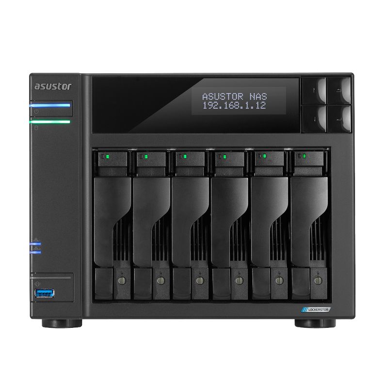 Asustor-AS6706T-Lockerstor-6-Gen2-6-Einfache-NAS-Server-vuoto