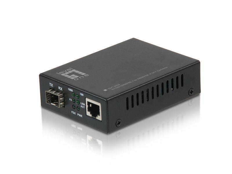 LevelOne-GVT-2000-convertitore-multimediale-di-rete-1000-Mbit-s-Modalita-multipla-Nero