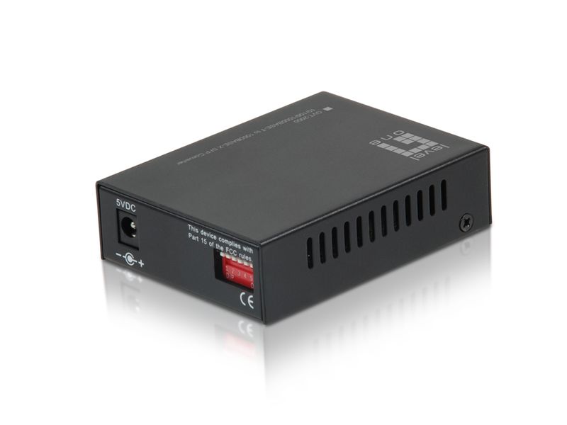 LevelOne-GVT-2000-convertitore-multimediale-di-rete-1000-Mbit-s-Modalita-multipla-Nero