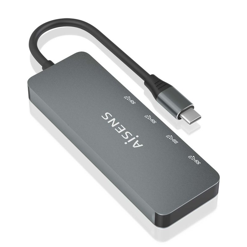 AISENS-A109-0695-hub-di-interfaccia-USB-3.2-Gen-2--3.1-Gen-2--Type-C-10000-Mbit-s-Grigio