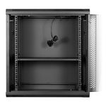 Aiten-Data-AI6612-Pensile-12U-profonditA A -600---Porta-in-vetro---Blocco-di-sicurezza---Include-vassoio-fisso-e-ventola-d