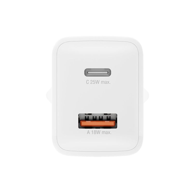 Caricabatterie-4smarts-PDPlug-Duos-25W-1xC-1xA-bianco