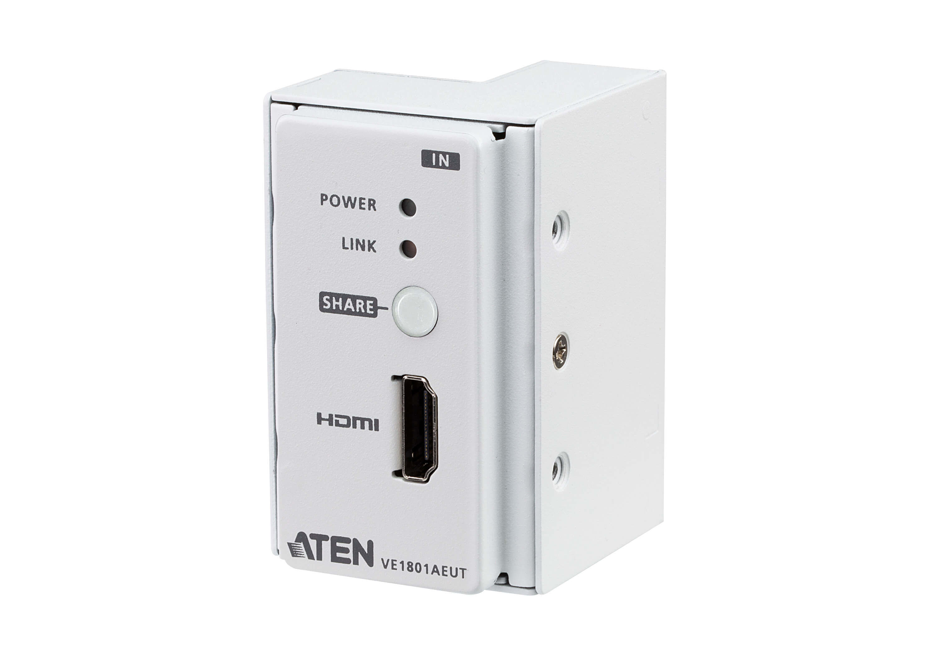 ATEN Trasmettitore HDMI HDBaseT-Lite con placca a parete EU / PoH