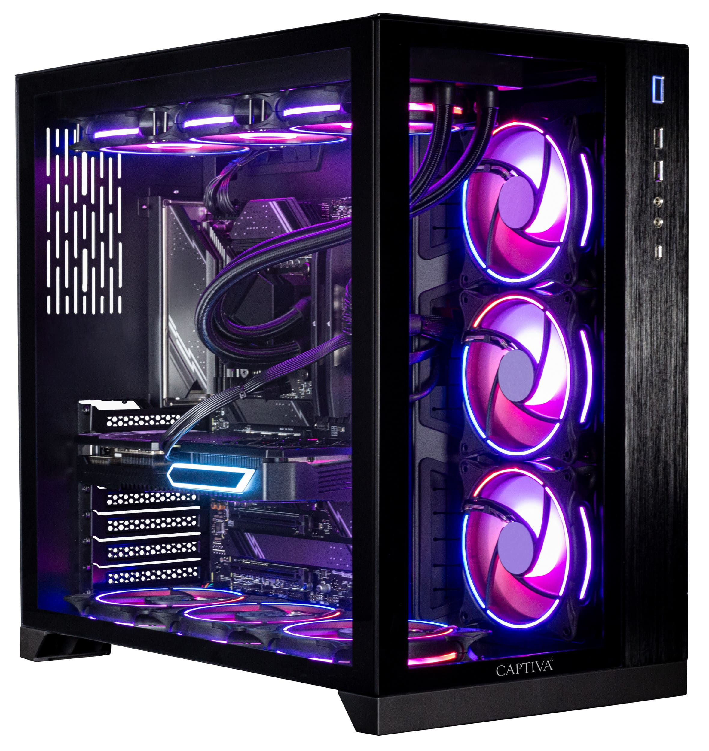 CAPTIVA Highend Gaming R73-919 AMD Ryzen™ 9 128 GB DDR5-SDRAM 2 TB SSD NVIDIA GeForce RTX 4070 Windows 11 Home PC