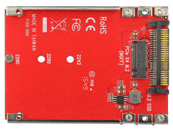 Convertitore-Delock-U.2-SFF-8639->-M.2-Key-M-PCIe-con-25--7-mm