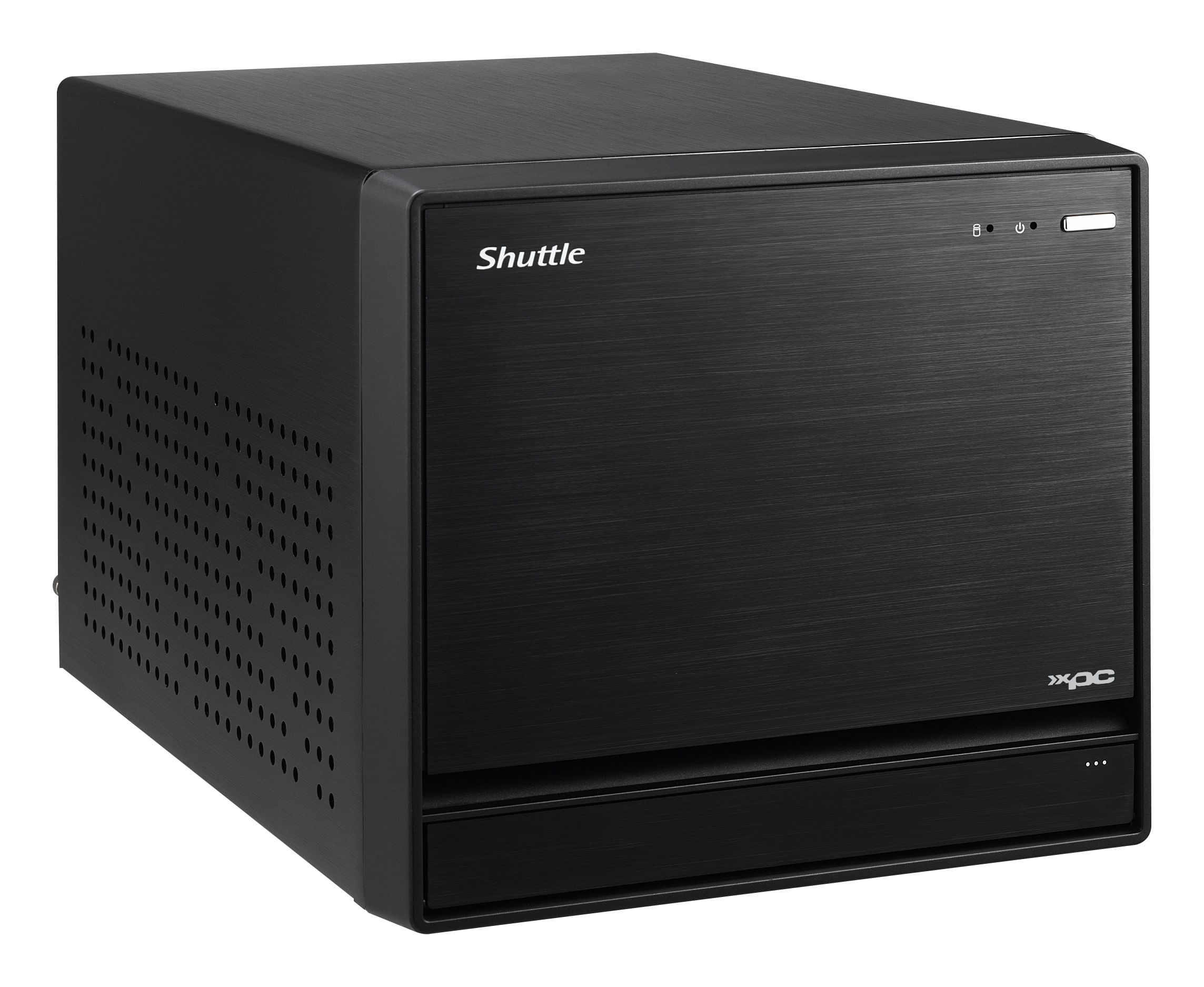 Shuttle XPC cube SW580R8 barebone per PC/stazione di lavoro Cubo Nero Intel W580 LGA 1200 (Socket H5)
