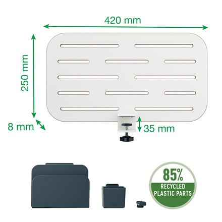 Leitz-65480000-vassoio-da-scrivania-MDF-Plastica-riciclata-Bianco