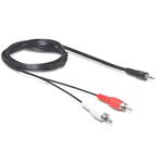 Delock Cavo audio Spina jack da 3,5 mm > 2 x spina cinch da 1,5 m