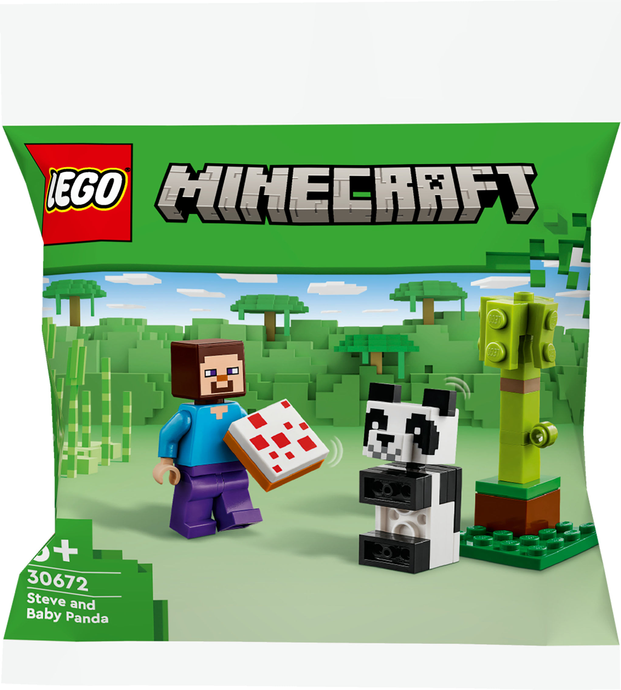 LEGO Minecraft - Steve con Baby Panda (30672)