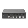 Switch-KVM-DIGITUS-4x1-DP-DP-uscita-DP-USB-4K60Hz