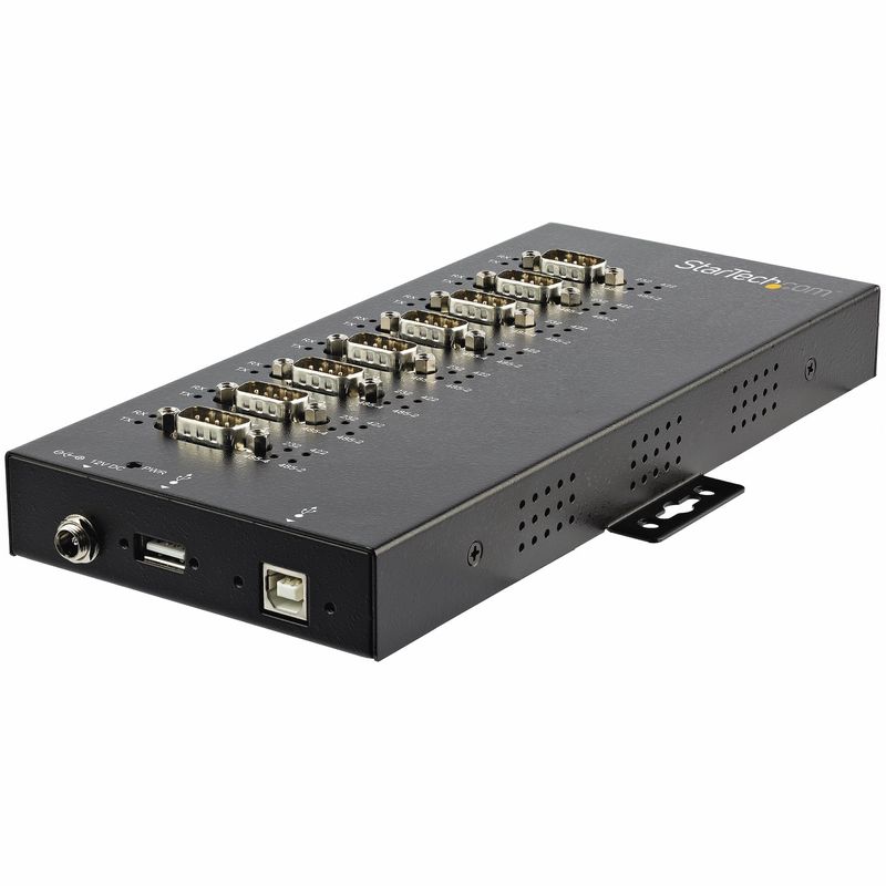 StarTech.com-Hub-Seriale-8-Porte-da-USB-a-RS232-RS485-RS422--Hub-Convertitore-industriale-da-USB-2.0-a-DB9---Protezione-
