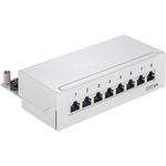 Wentronic Goobay 62063 - RJ-45 - Cat6a - S/UTP (STP) - 22/26 - Grau - Rackeinbau (62063)
