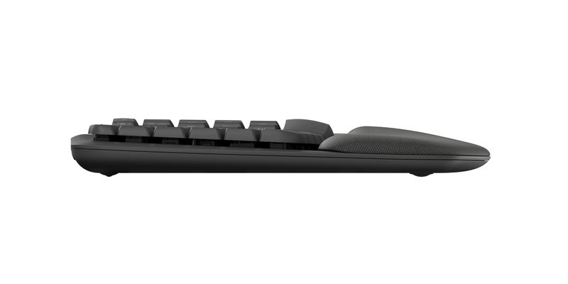 Logitech-Wave-Keys-tastiera-Ufficio-RF-senza-fili--Bluetooth-AZERTY-Belga-Grafite