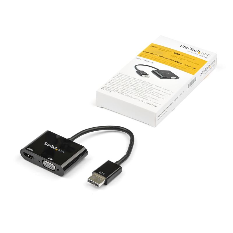 StarTech.com-Adattatore-DisplayPort-a-HDMI-e-VGA---4K-60Hz