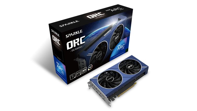 SPARKLE-Intel-Arc-A750-ORC-OC-Edition---Graphics-card---Arc-A750---8-GB-GDDR6---PCIe-4.0-x16---HDMI-3-x-DisplayPort