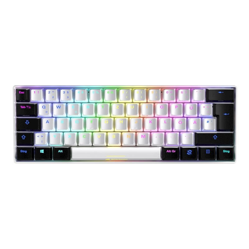 SHARKOON-SHILLER-SGK50-S4-Tastiera-da-gioco-meccanico--Weia-RGB-USB-C-layout--tedesco-switch-chiave--Kailh-Red-