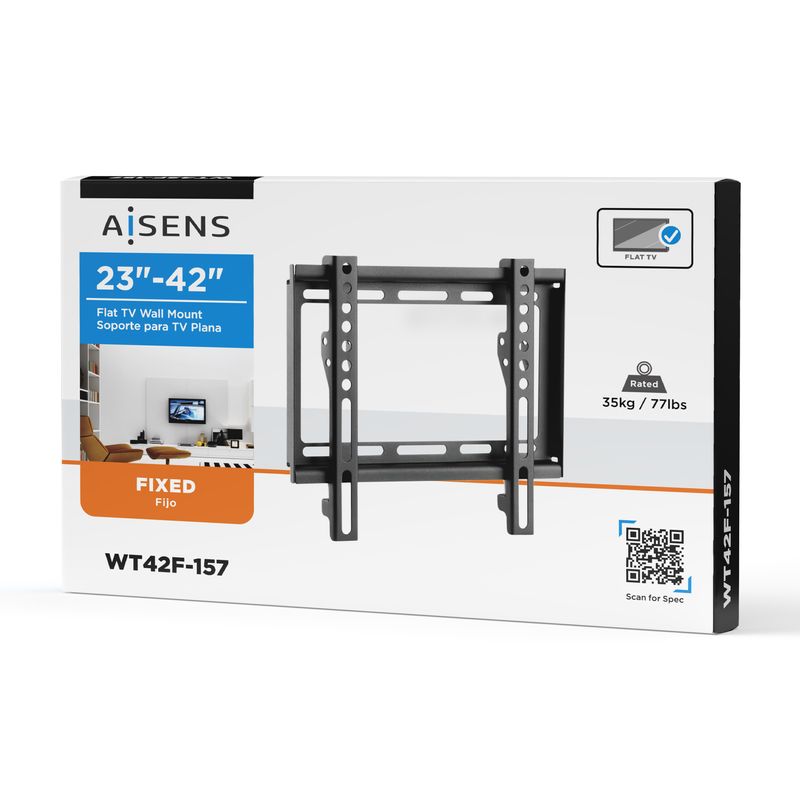 AISENS-WT42F-157-Supporto-TV-a-parete-1067-cm--42---Nero