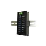 EXSYS HUB USB 3.2 Gen1 esterno a 7 porte con protezione da sovratensione