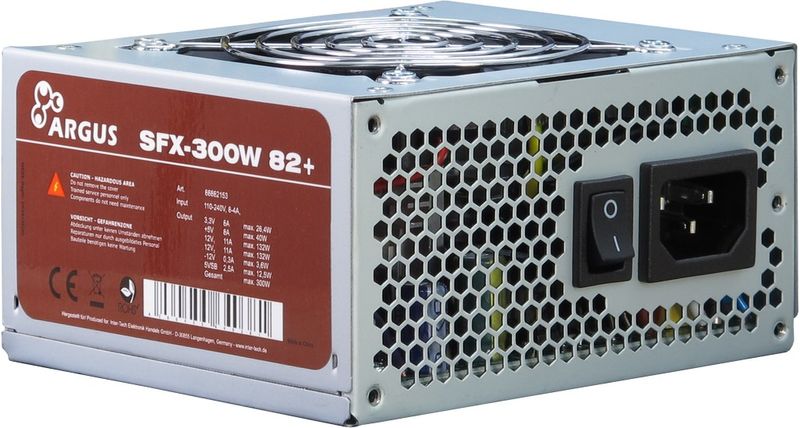 Inter-Tech-SFX-300W-alimentatore-per-computer-ATX-Grigio--Sfx-300W-Power-Supply-Unit---20-4-Pin-Atx-Atx-Grey---Warranty-